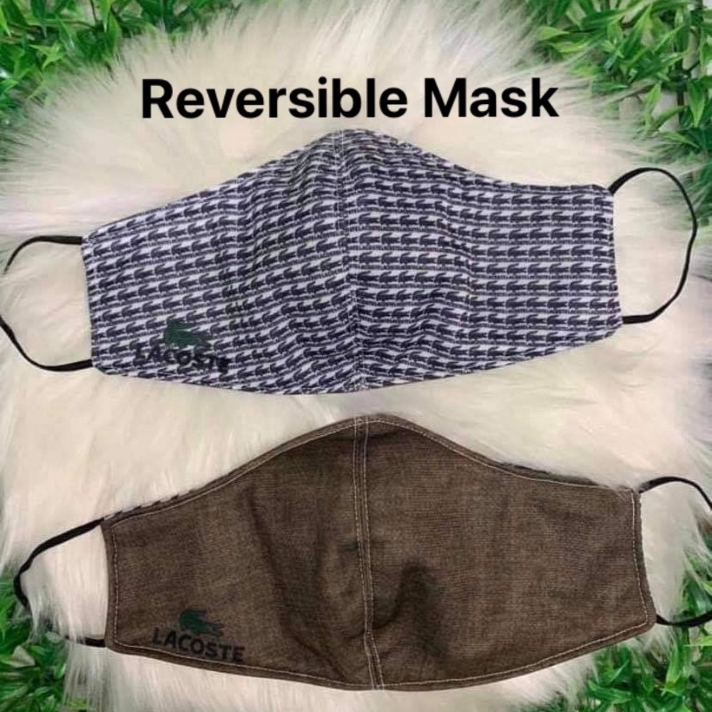 FACE MASK. UNISEX. REVERSIBLE. WASHABLE
